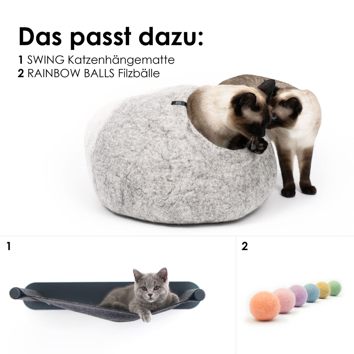 Passende Produkte zur Katzen Filzhöhle