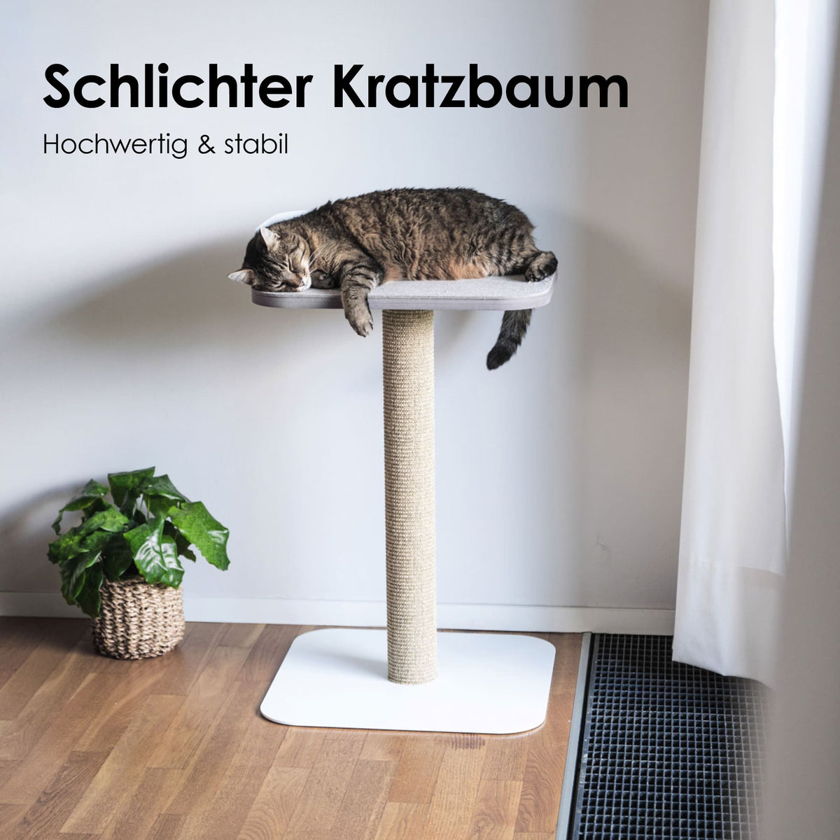 Schlichter Katzenkratzbaum